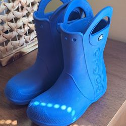 KIDS Crocs rain boots Size 13