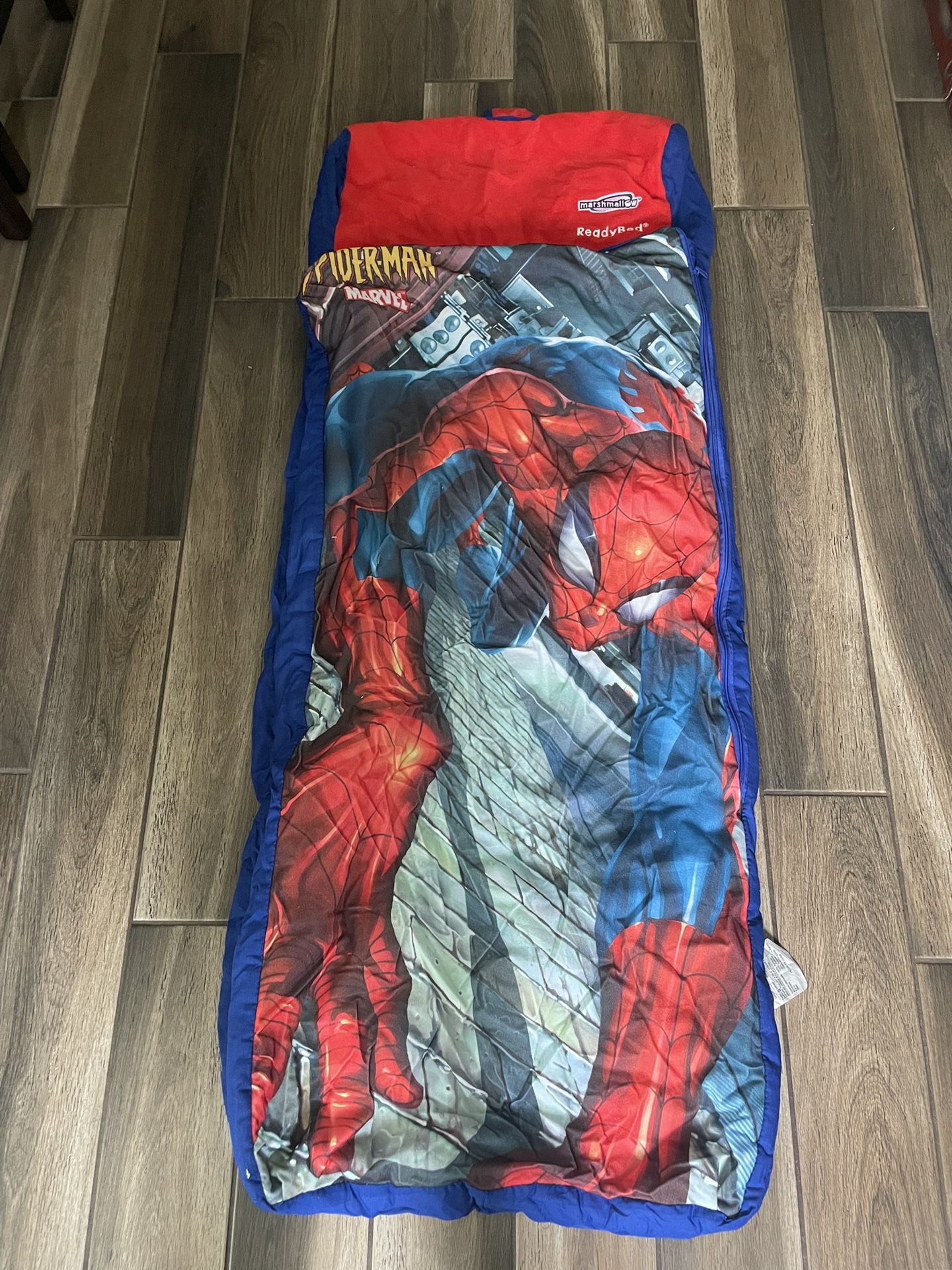 Ready Bed Inflatable Spider-man Sleeping Bag
