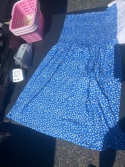 Blue dress adult medium