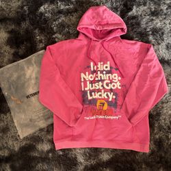  VETEMENTS “I DID NOTHING I JUST GOT LUCKY” HOODIE
