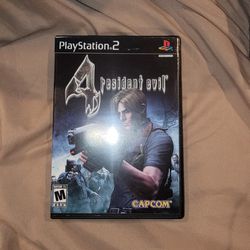 Resident Evil 4 Sony PlayStation 2 PS2 Black Label Manual Tested Free Ship