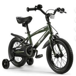 14” Children’s Bike With Training Wheels 