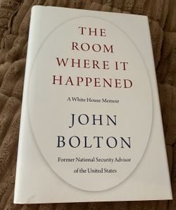 $5.00 NEW- Room Where It Happened by John Bolton