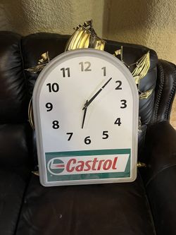 Antique Castro Oil Clock $20