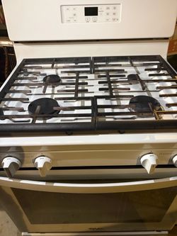Whirlpool White Gas Range Stove