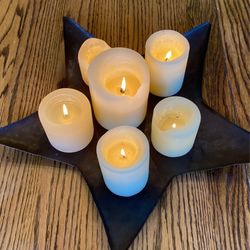 “Star” Candle Holder Tray