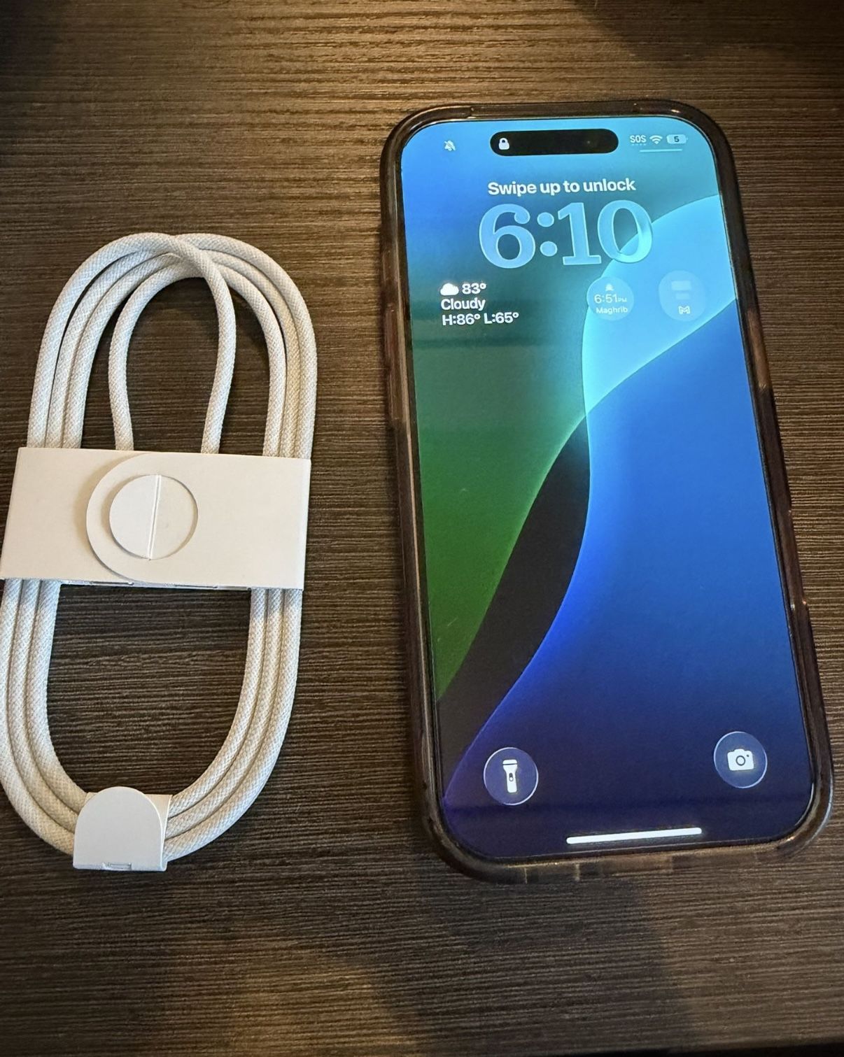 iPhone 16 Pro + Type C Charger (Unlocked)