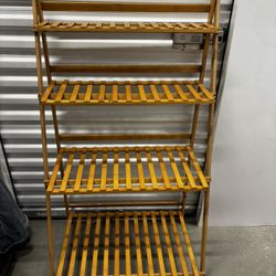 Foldable Ladder Shelf