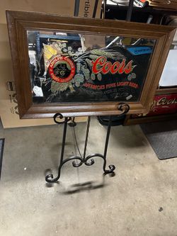 vintage 1976 Coors Bicentennial  glass frame