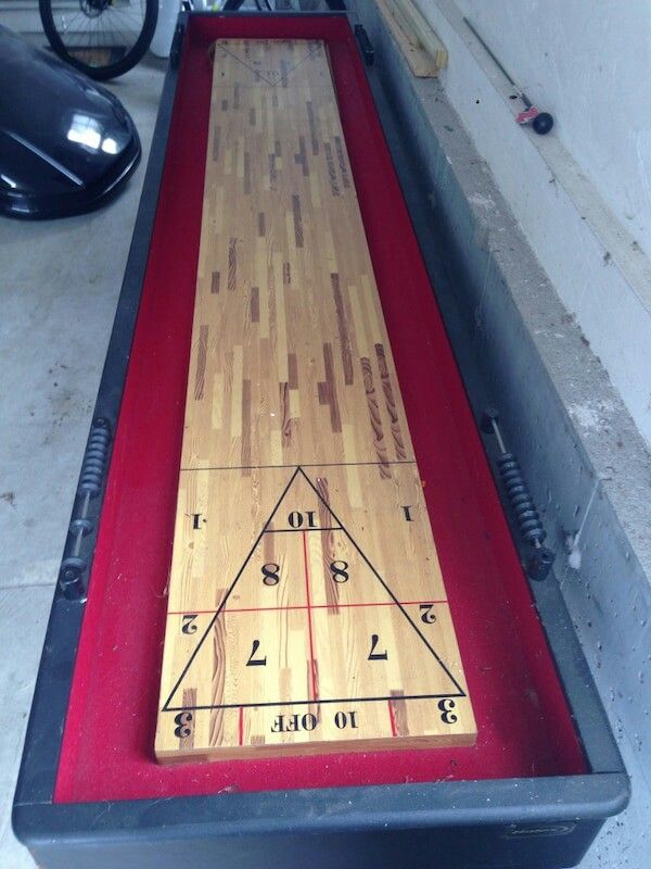 Halex Shuffleboard Table 9 ft Shuffleboard Game Table
