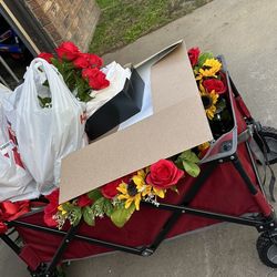 Whole Wagon Full Of Wedding Decor 