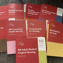 ATI RN Set Of 9 Books