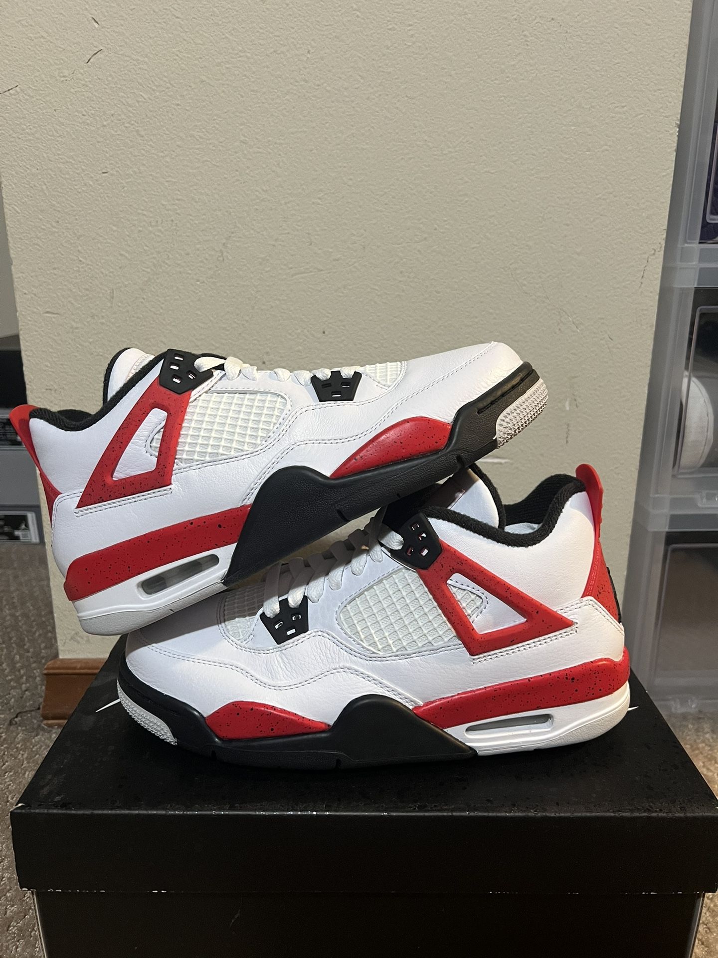 Jordan 4 Red cement