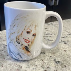 Dolly Parton Illustrated Portrait Mug