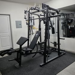 Smith Machine 2001 | Multi-Use Adj Bench | Gym Equipment | Fitness | Squat Rack | Excercise |🔴WEIGHTS AND BARBELL SOLD SEPARATELY 🔴 FREE DELIVERY 🚚