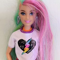 Barbie® Leopard Rainbow Hair Doll