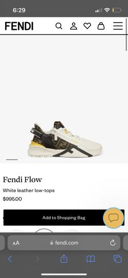 Used Fendi Flow Sneakers