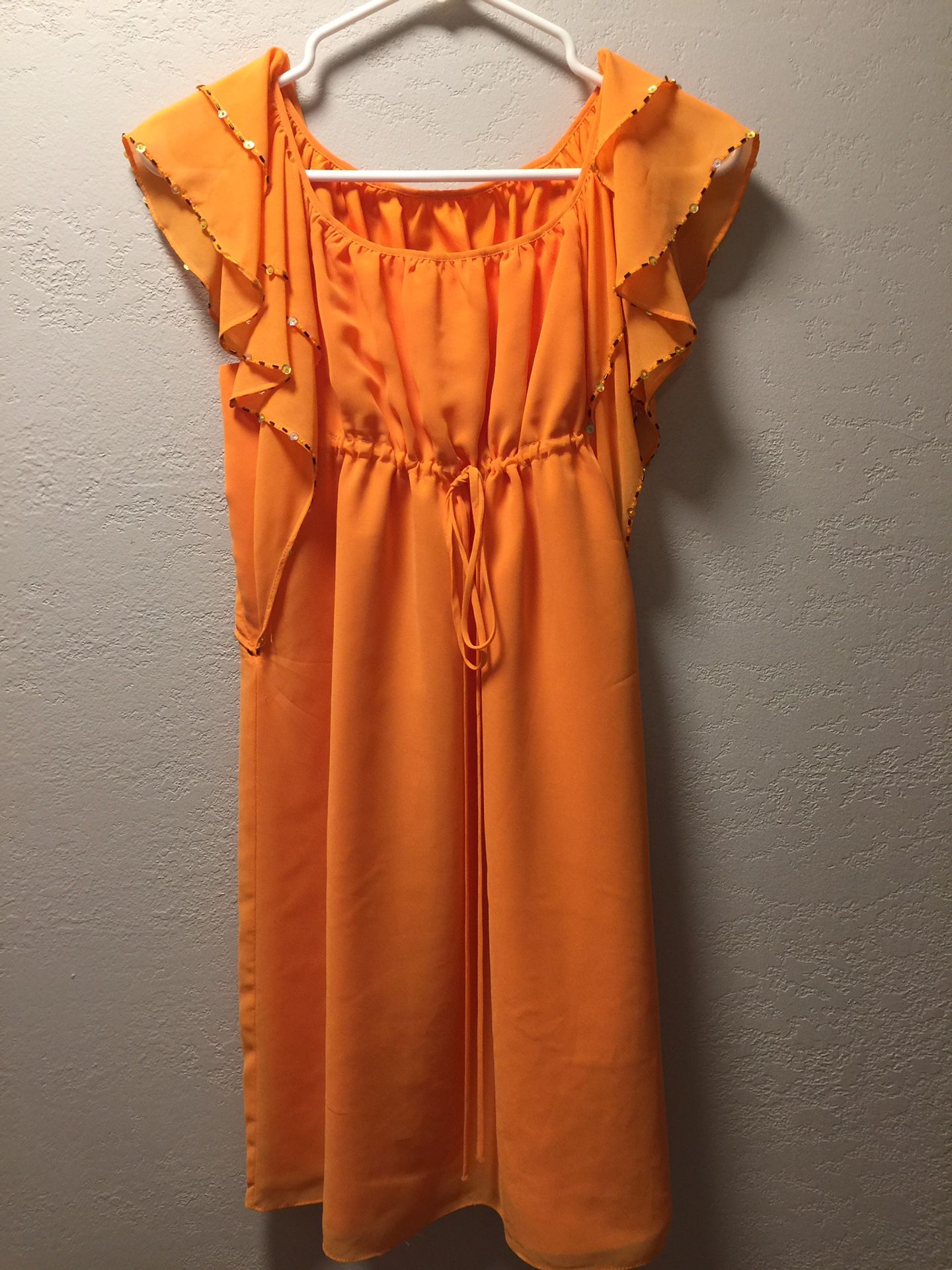 Girls Blush dress, sz 14