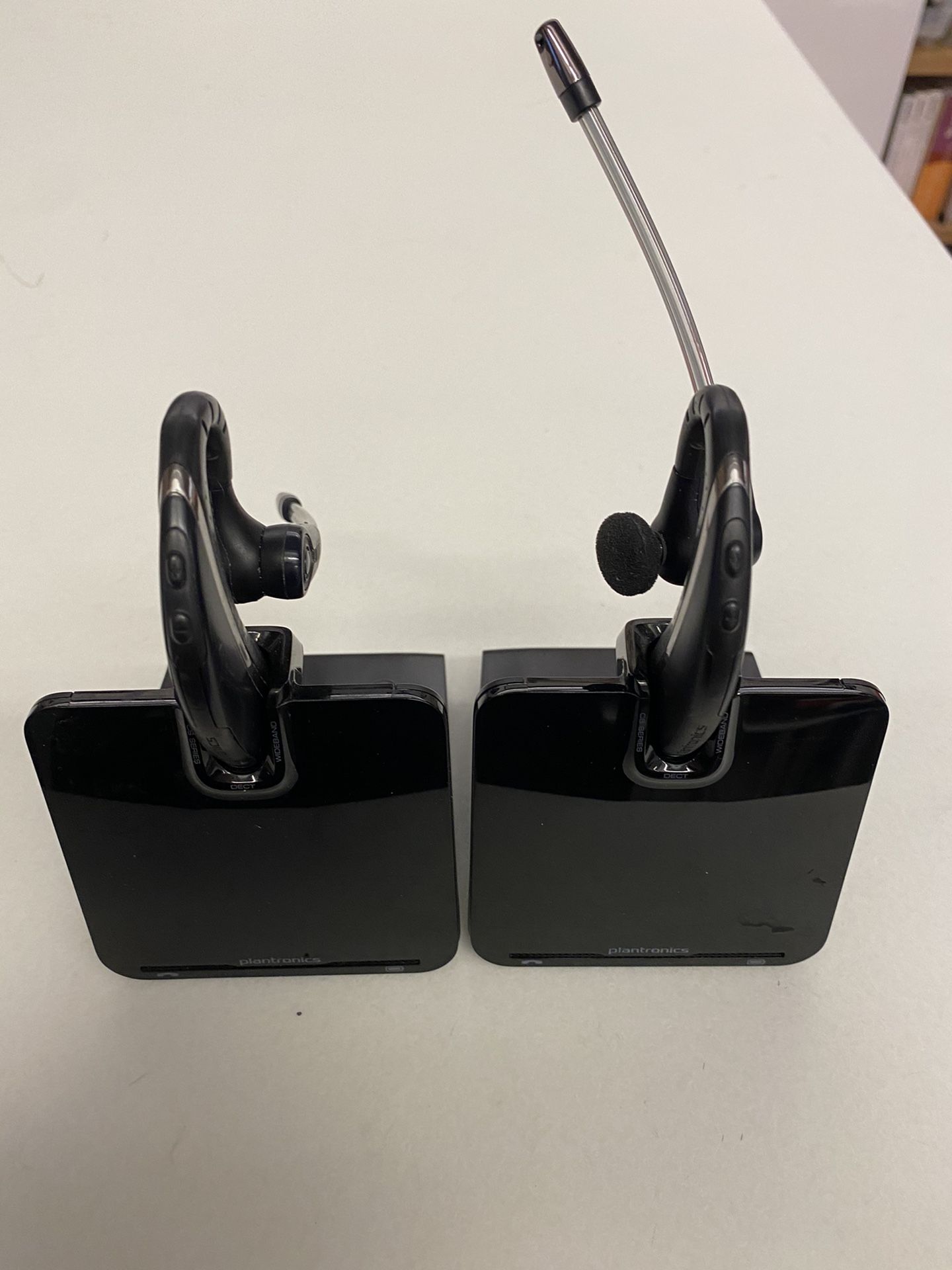 Two (2) Plantronics c053 headset systems