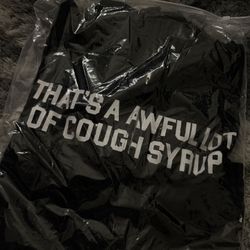 Cough syrup rhinestone hoodie 