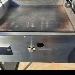 flat grill with deep fryer