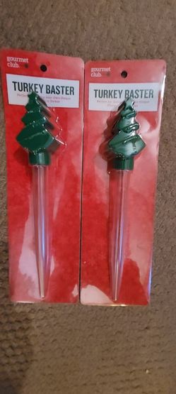 New Gourmet Club Christmas Tree Turkey Basters 2