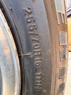 Silverado Tires 16” 90%