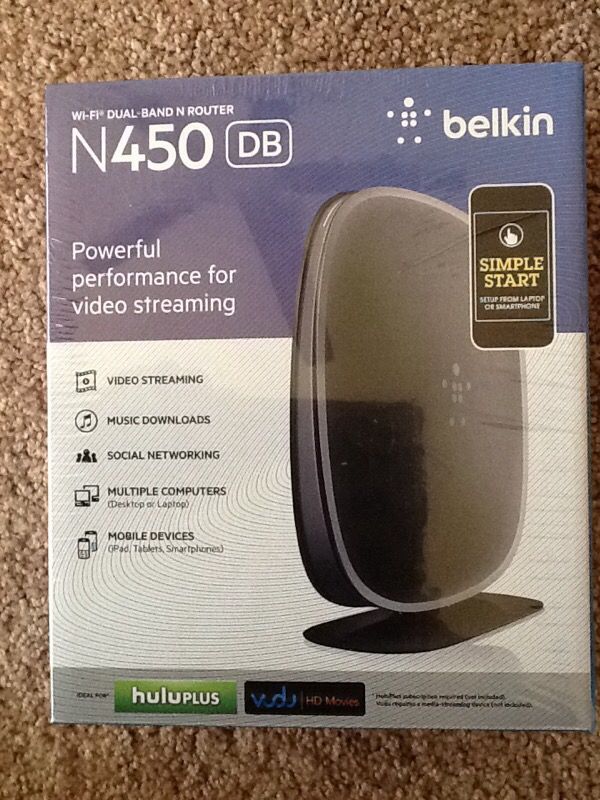Belkin N450 wi-fi Dual Band Router