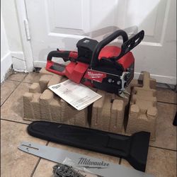 MILWAUKEE M18 VT FUEL BRUSSELS CHAIN SAW BAR 20" NE TOOL  ONLY W