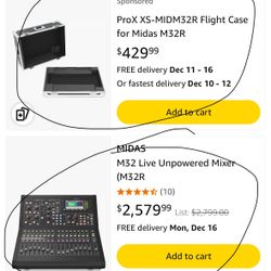 M32  Unpowered Live Mixer With Case