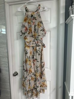 Floral Chiffon Maxi Dress