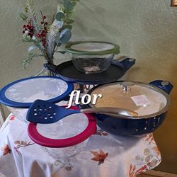 ESPECIAL PRINCESS HOUSE INCLUYE OLLA DE 5 QT Y COMAL DE 13" MI COCINA Y JUEGO DE TRES TAZONES PARA SERVIR Y ESPÁTULA RANURADA GRATIS TODO NUEVO 🌷⚘️