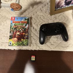2 Nintendo Switch Games And Controller