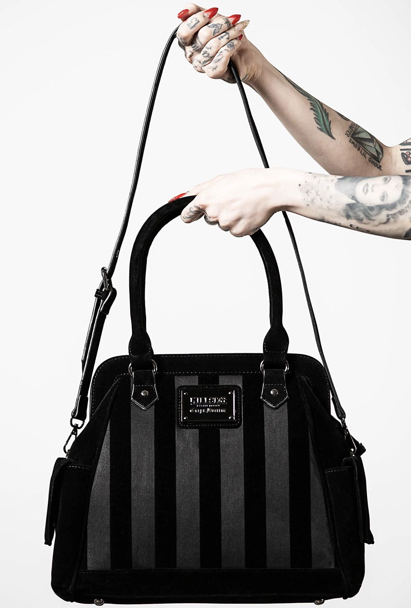 Killstar EARN YOUR STRIPES HANDBAG