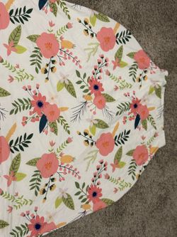 Nursing Covers Black & Flower Print
