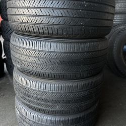 215/55/17 Set Of 4 Kumho Solus 90% Installed And Balanced Set De 4 Llantas Kumho Como Nuevas Instaladas Y Balanceadas