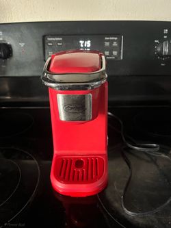 Red keurig coffee maker