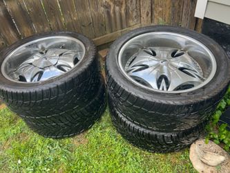 22 inch Dub Chrome Wheels 6 lug