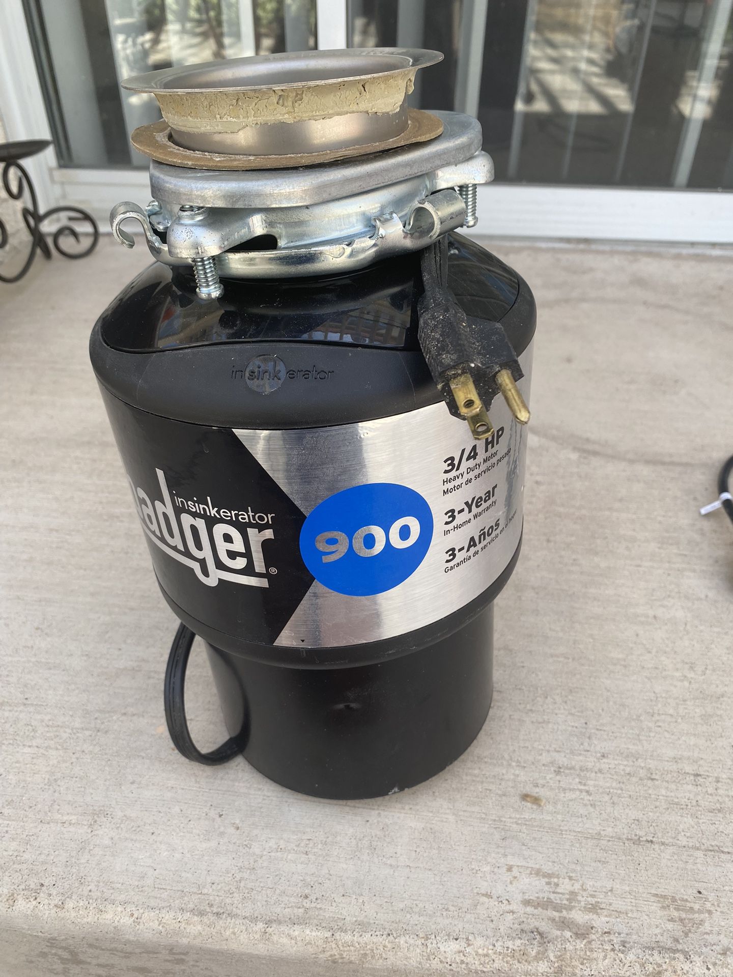 Garbage Disposal -Badger 900;3/4 HP!