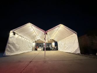 Canopy, Cooler, Linens, Chefing Dishes