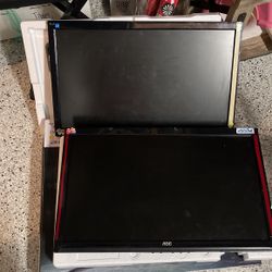 AOC Dual Monitors 
