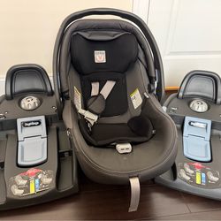 Peg Perego infant car seat & bases set