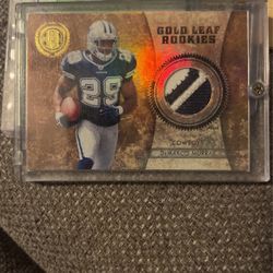 Panini Gold Leaf Rookies Dallas Cowboys #29 Demarco Murray  Game Worn Jersey Card #22 Serial 01/25