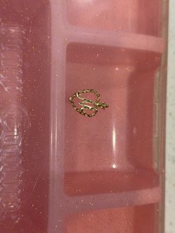 14k Gold Letter “M” Heart Shaped Pendant