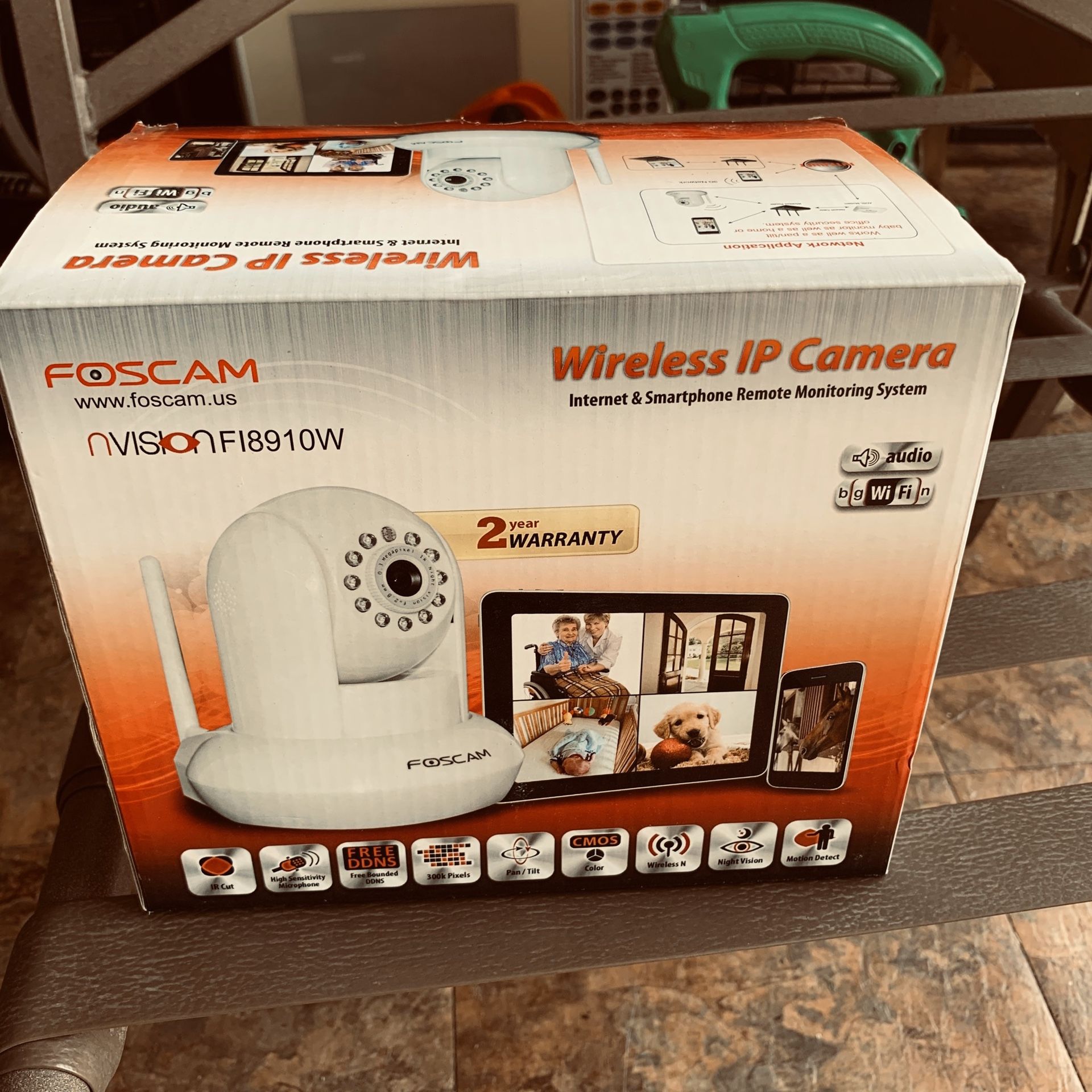 Wireless ip camera
