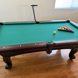7ft Slated pool table in very good condition