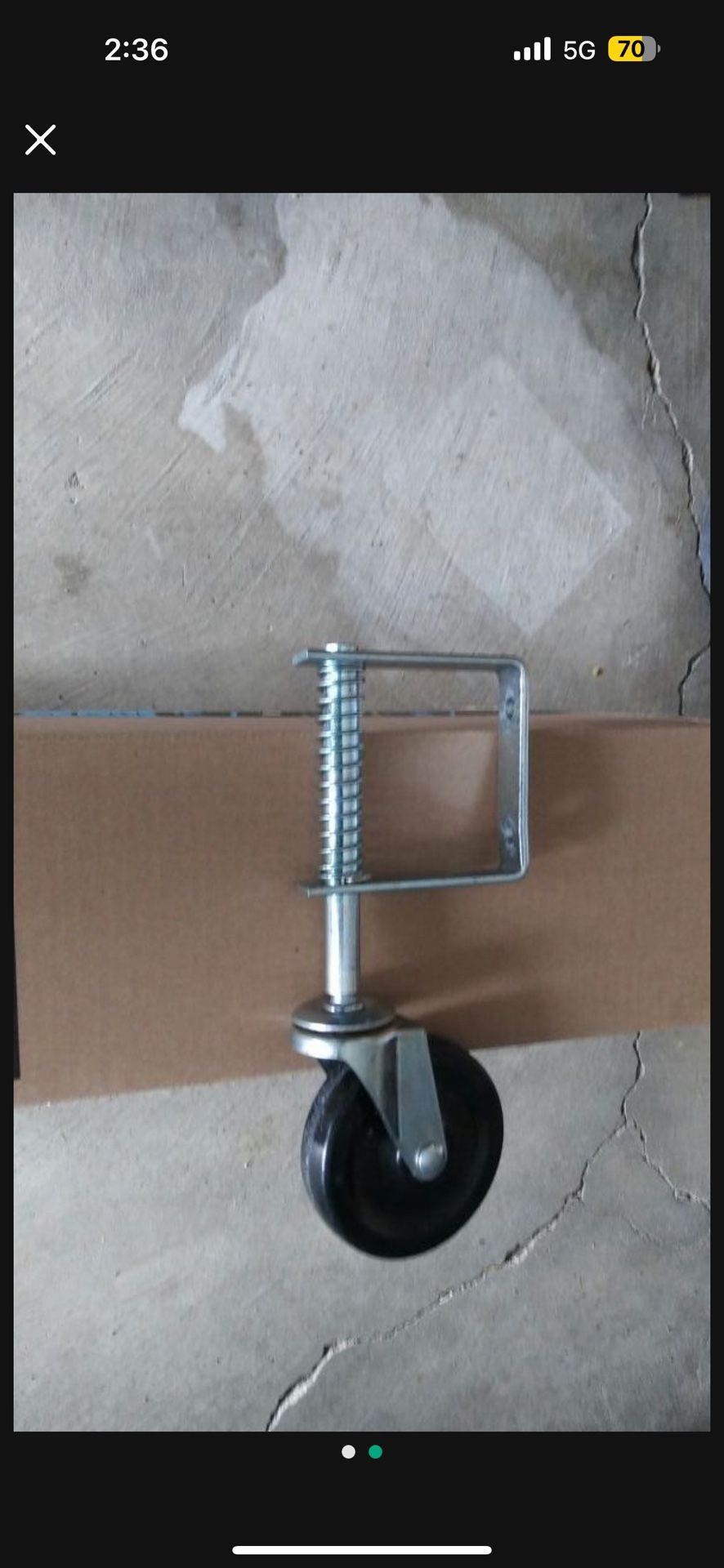 Fence Gate Wheel 6 -1/2 in.