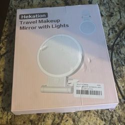 Travel Makeup Mirror With Light 