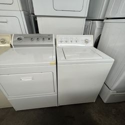 Súper Capacity Kenmore Washer And Dryer Set , With Warranty And Free Delivery 