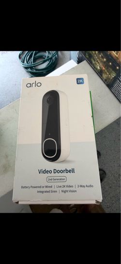 Arlo video doorbell